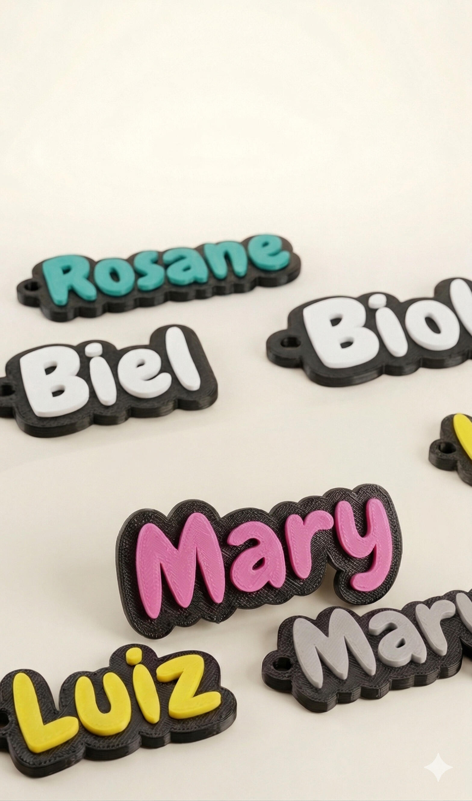 Chaveiro personalizado com nome